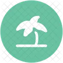 Palme Baum Kokosnuss Symbol