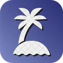 Palmera Playa Arbol Icono