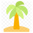 Palmera Tropical Icono Icono