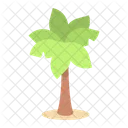 Palmera Arbol Playa Icon