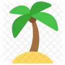 Palmera Playa Arbol Icon