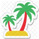 Palma Arbol Coco Icon