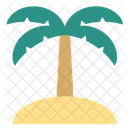 Palmera Verano Tropical Icon