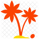 Palmera Playa Arbol Icon