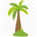 Palmera verde  Icono