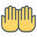 Palms Up Together Hands Icon