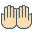Palms Up Together  Icon