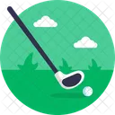 Golf Campo Golf Icono