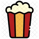 Palomitas De Maiz Comida Cine Icono