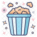 Palomitas De Maiz Snacks De Palomitas De Maiz Snacks De Cine Icono