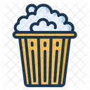 Palomitas De Maiz Cine Merienda Icono
