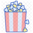 Palomitas De Maiz Maiz Comida Rapida Icono