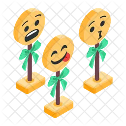 Palitos de emoji  Icono