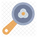 Pan Frying Pan Egg Icon