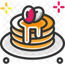 Pan Cake Cake Sweet Icon