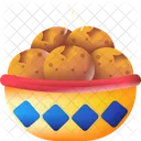 Pan De Bono Bread Food Icon
