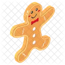 Hombre De Jengibre Pan De Jengibre Galleta Navidena Icono