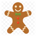 Pan De Jengibre Hombre Navidad Icono