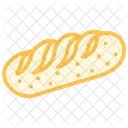 Icono De Linea De Pan De Soda Irlandesa Icono