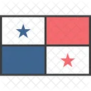 Panama Pais Bandera Icono