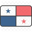 Panama Pais Bandera Icono