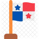 Panama Flag National Icon