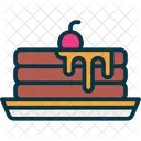 Pancake Cake Sweet Icon