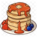 Pancake Fluffy Syrup Icon