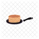 Pancake Vector Pan Icon