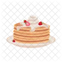 Pancake Stack Food Icon
