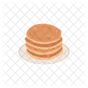 Vector Breakfast Stack Icon
