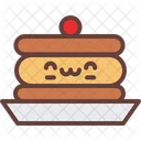 Pancakes Bakery Breakfast Cake Icon