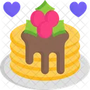 Pancake Breakfast Dessert Icon