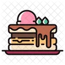 Pancake Cake Cream Icon