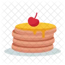 Pancake Breakfast Bakery Icon