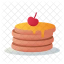 Pancake Breakfast Bakery Icon