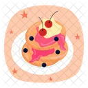 Pancake Cake Dessert Icon