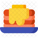 Pancake Butter Meal Icon