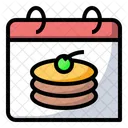 Pancake Pastry Cake Icon