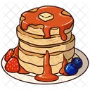 Pancake Fluffy Syrup Icon