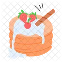 Pancake Stack Breakfast Icon