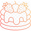 팬케이크 음식 팬케이크 아이콘