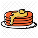 머핀 팬케이크 빵집 음식 아이콘