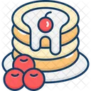 Pancakes Pastry Cake Icon