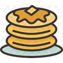 Pancakes Food Syrup Icon