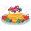 Pancakes Breakfast Dessert Icon