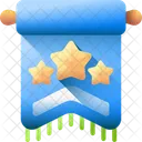 Pancarta Cartel Fondo Icono