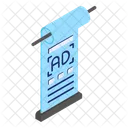 Pancarta enrollable  Icono