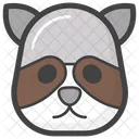 Panda Pandakopf Emoji Symbol