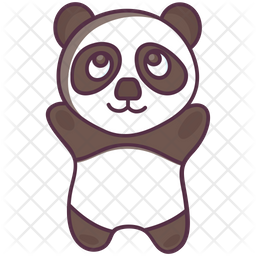 Panda Icon Of Colored Outline Style Available In Svg Png Eps Ai Icon Fonts